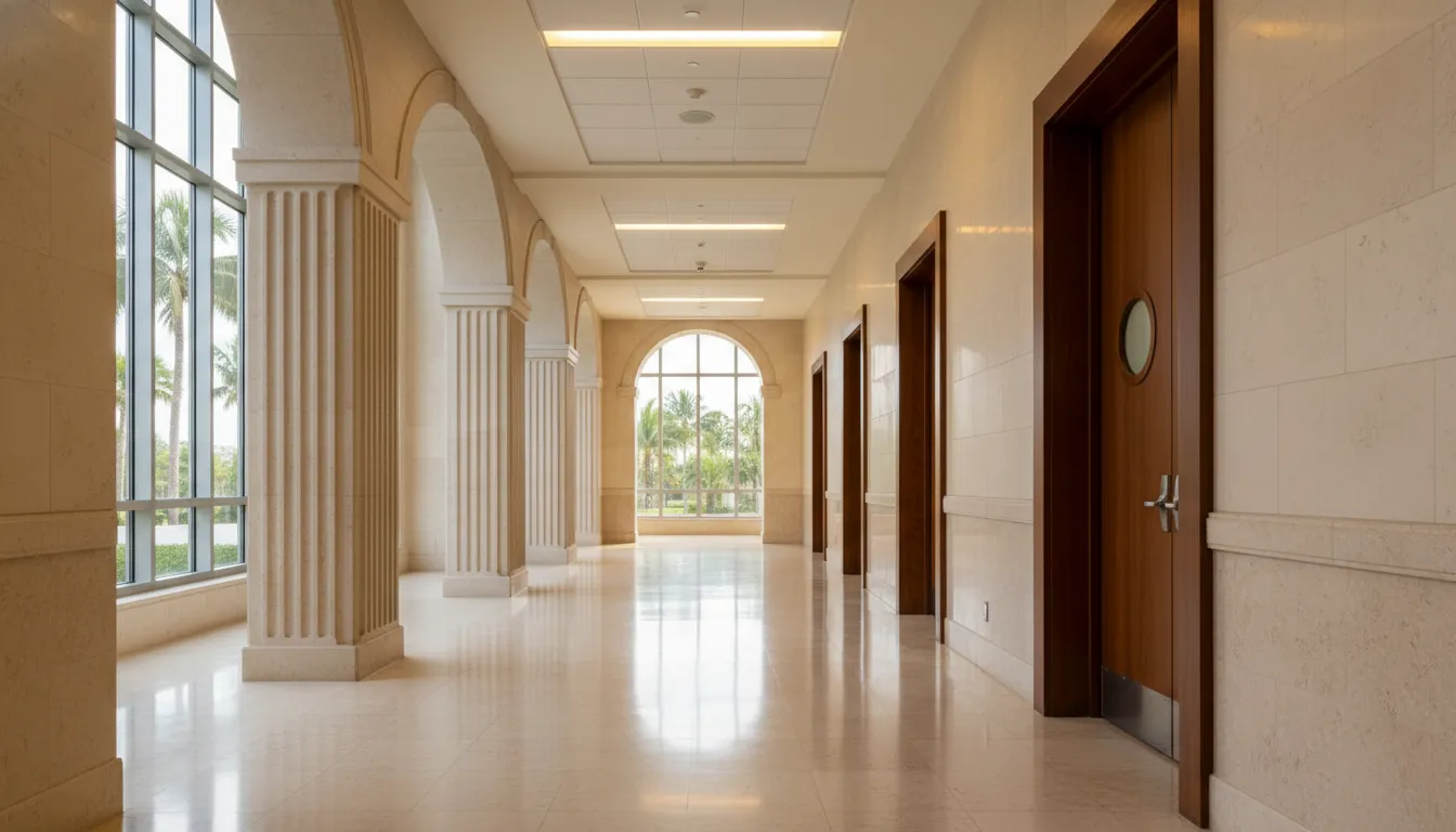 South Florida federal courthouse corridor relevant to federal criminal defense