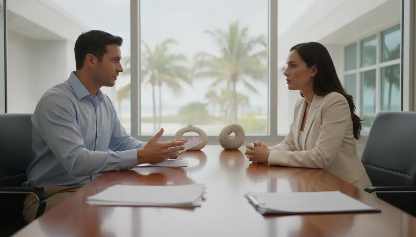 Driver reviewing citation response with a Florida attorney