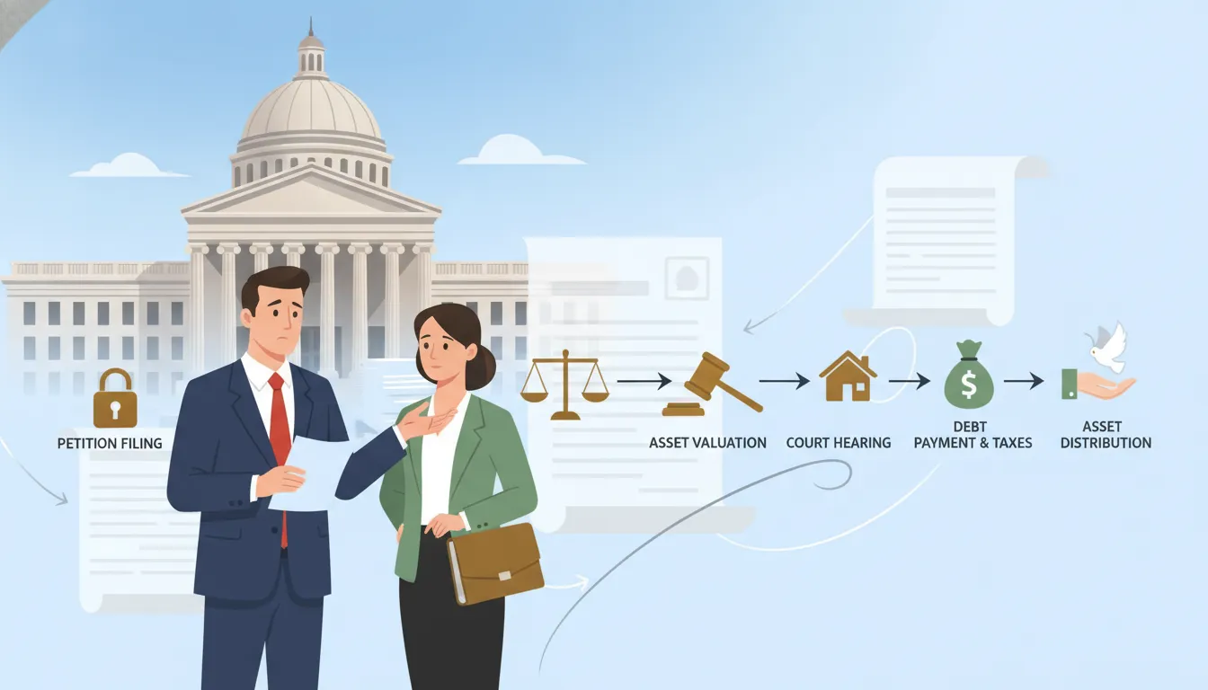 California probate representative consulting an attorney about the court process