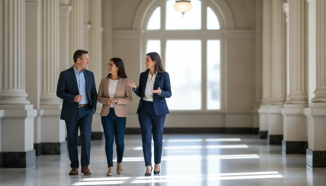 California family meeting a probate attorney about letters of administration