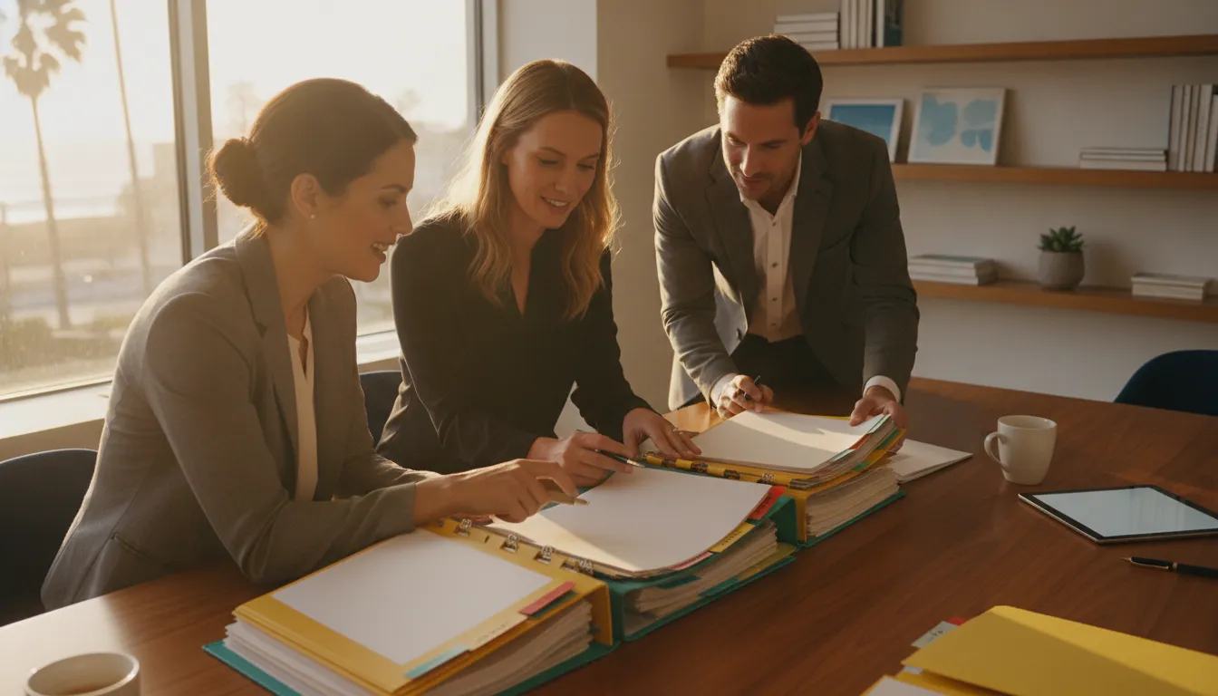 California business owners reviewing how to dissolve an LLC in California during winding up