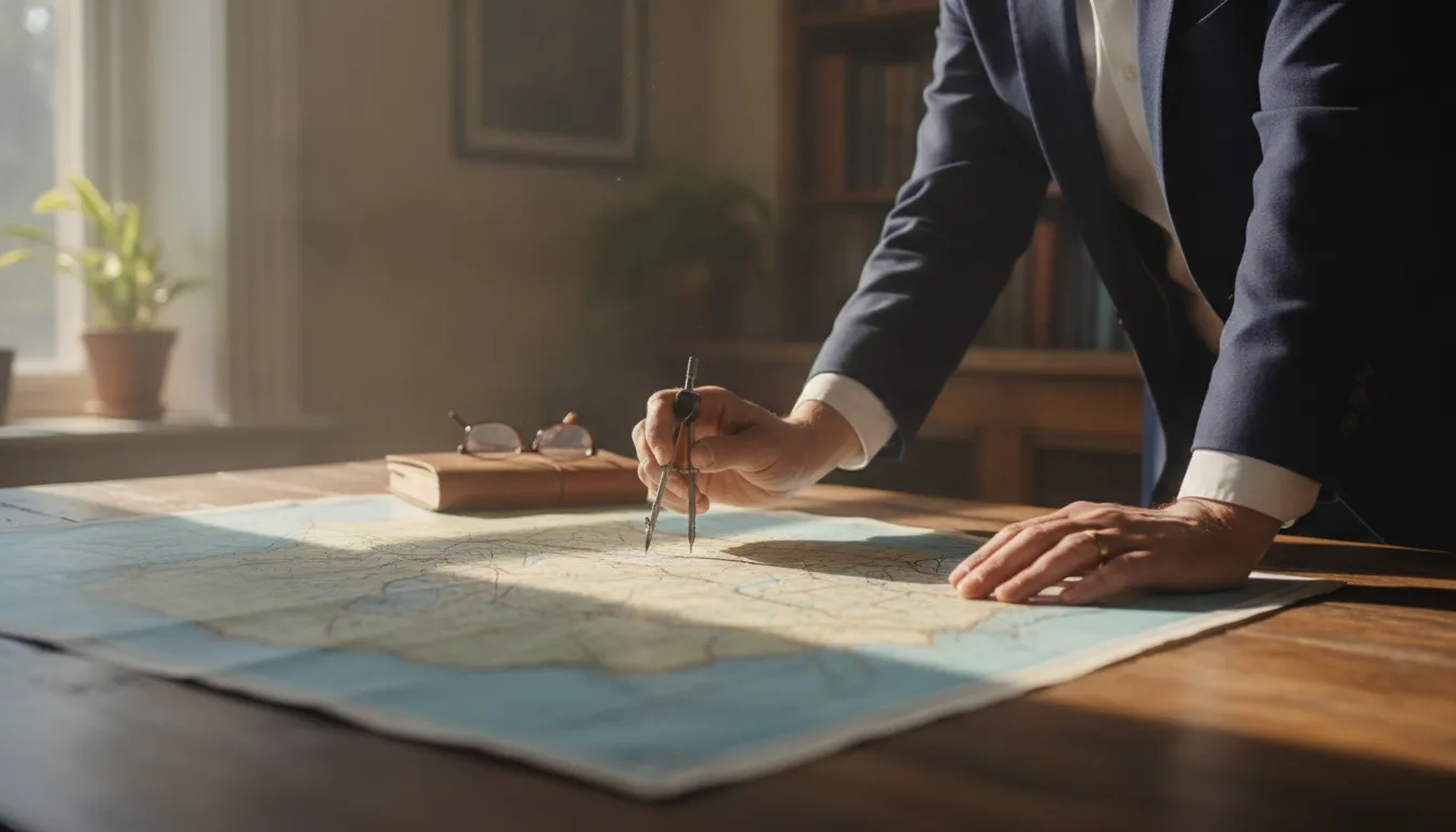 California property owner reviewing title documents with an attorney