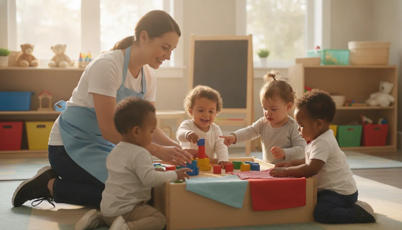 Educator training to earn a CDA for infants and toddlers through scenario-based coursework