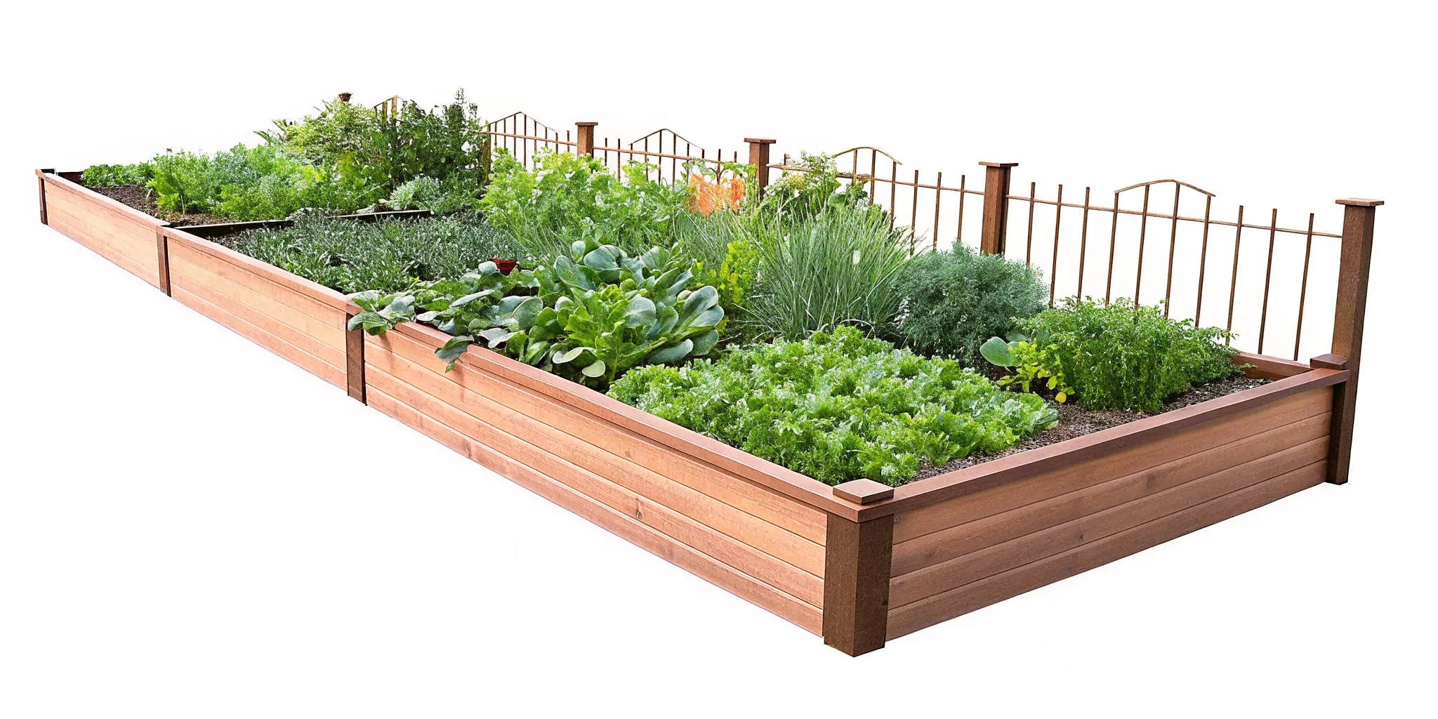 Tiered and narrow raised garden bed ideas for a small yard