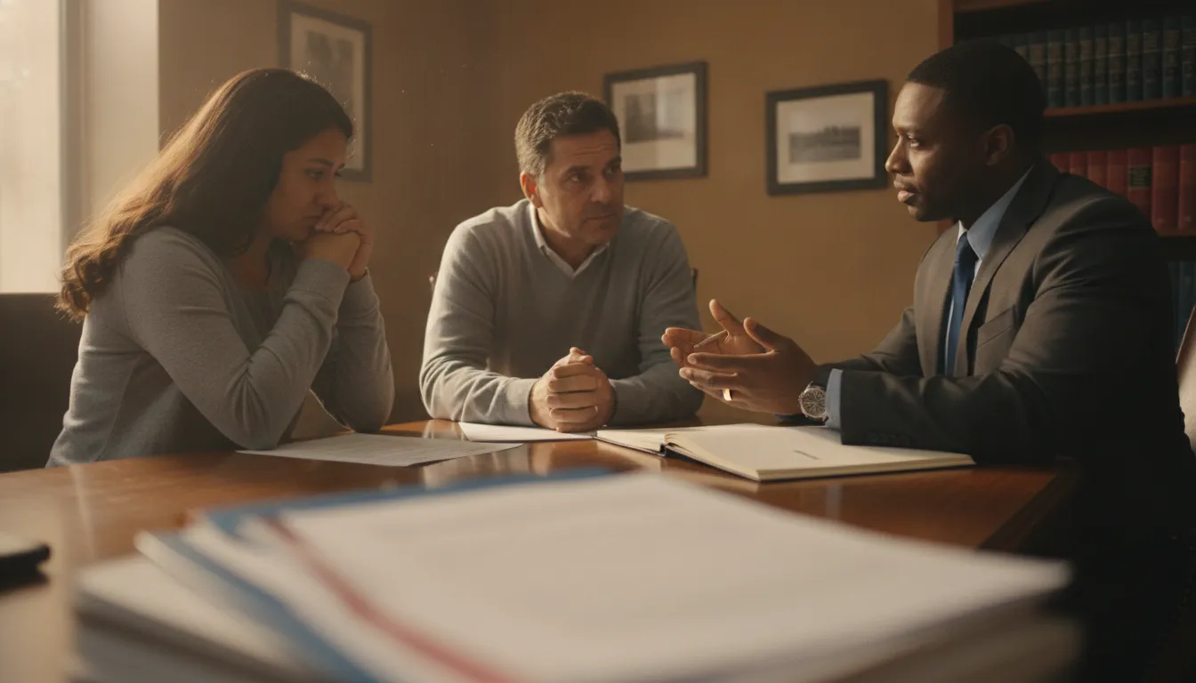 Family reviewing whether can bail be reduced in California with a bail bonds agent