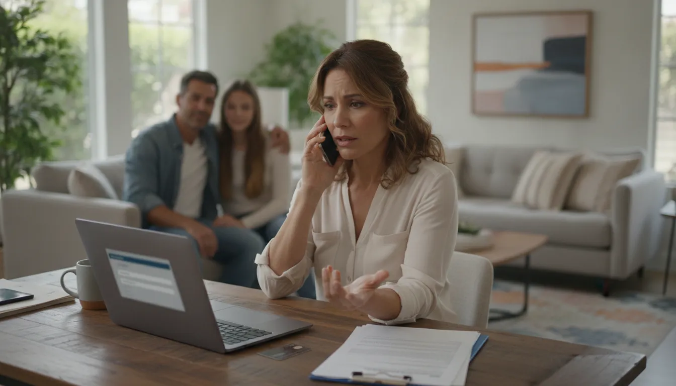 Family using phone and online payment to bail someone out without going to jail
