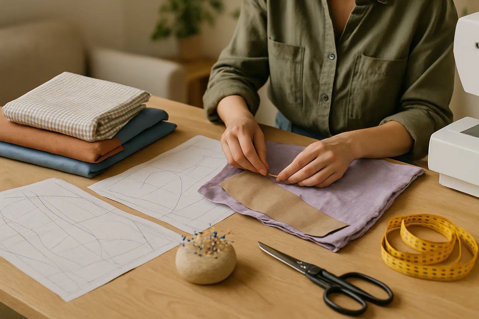 How Often Should You Service a Sewing Machine? 2 Sewing machine prepared for reliable project work