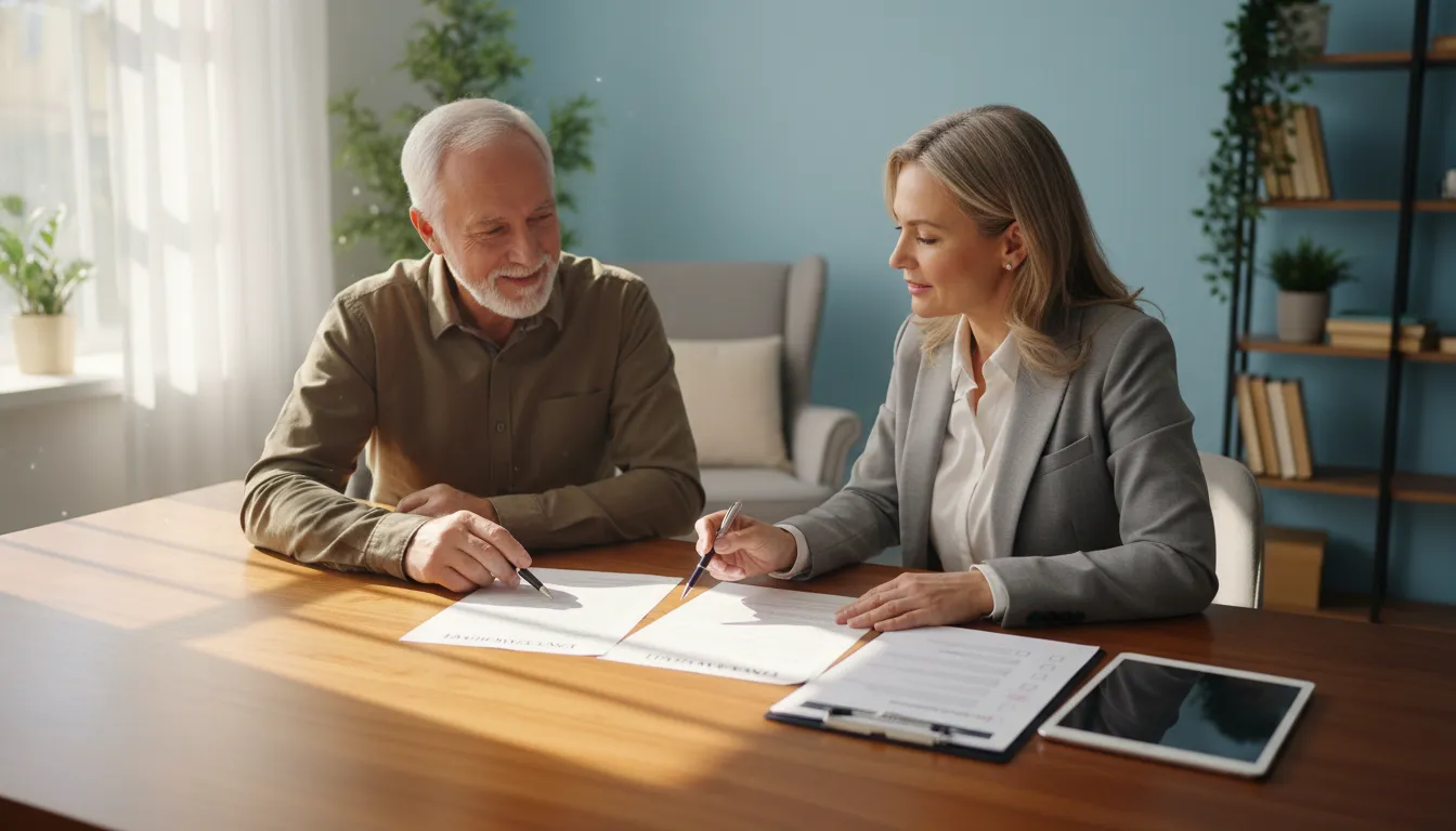 Older adult comparing options after a Medigap rate increase