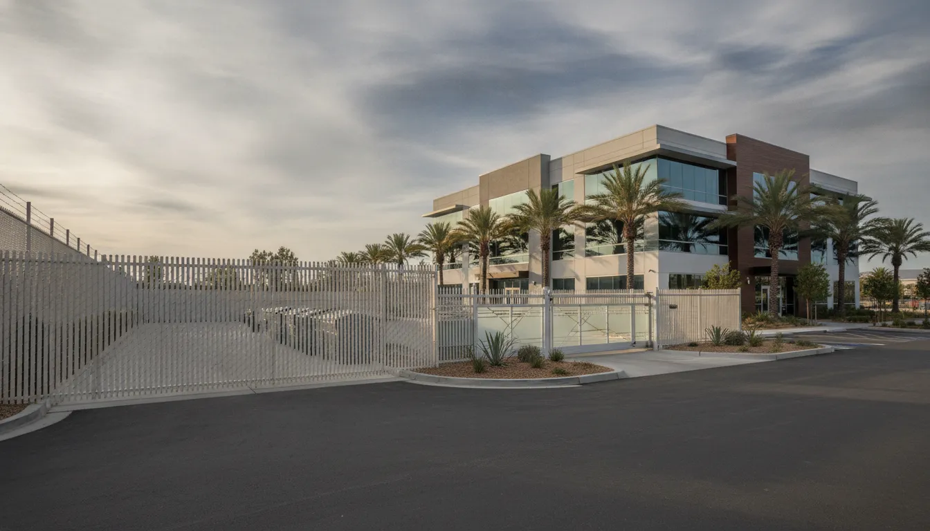 Commercial Security Fencing for Anaheim Properties 1 Commercial security fencing plan for an Anaheim business property