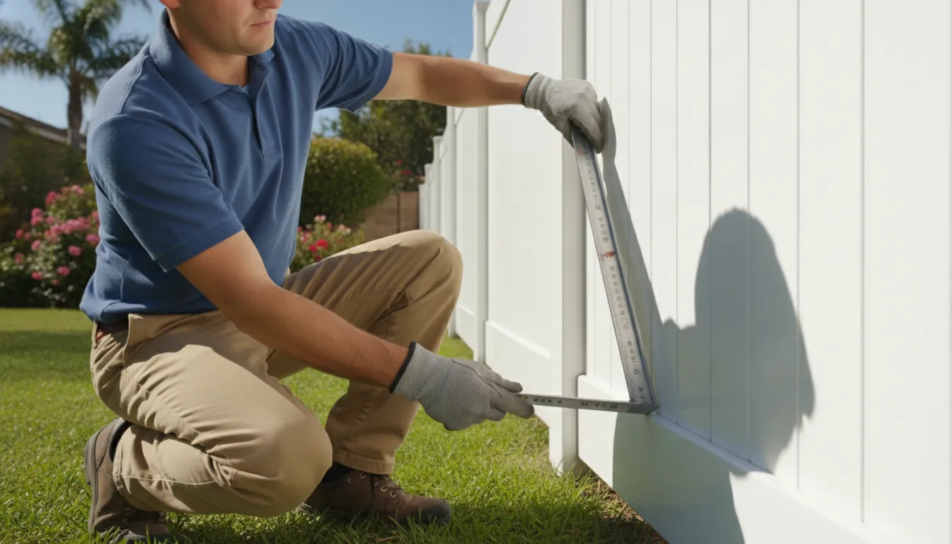 Vinyl Fence Panel Replacement: Planning Guide 1 Measuring a vinyl fence panel replacement for an accurate match