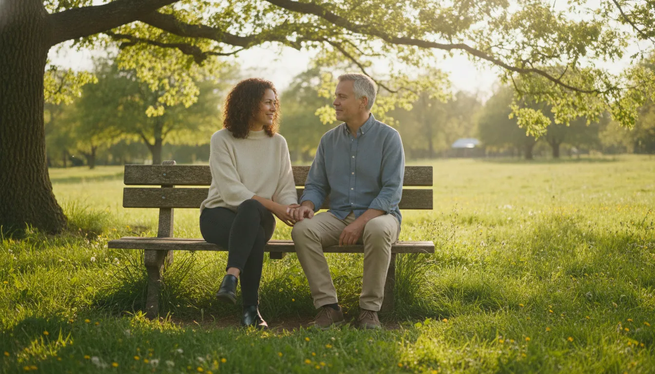 Supportive conversation in a calm Edmonton counselling setting