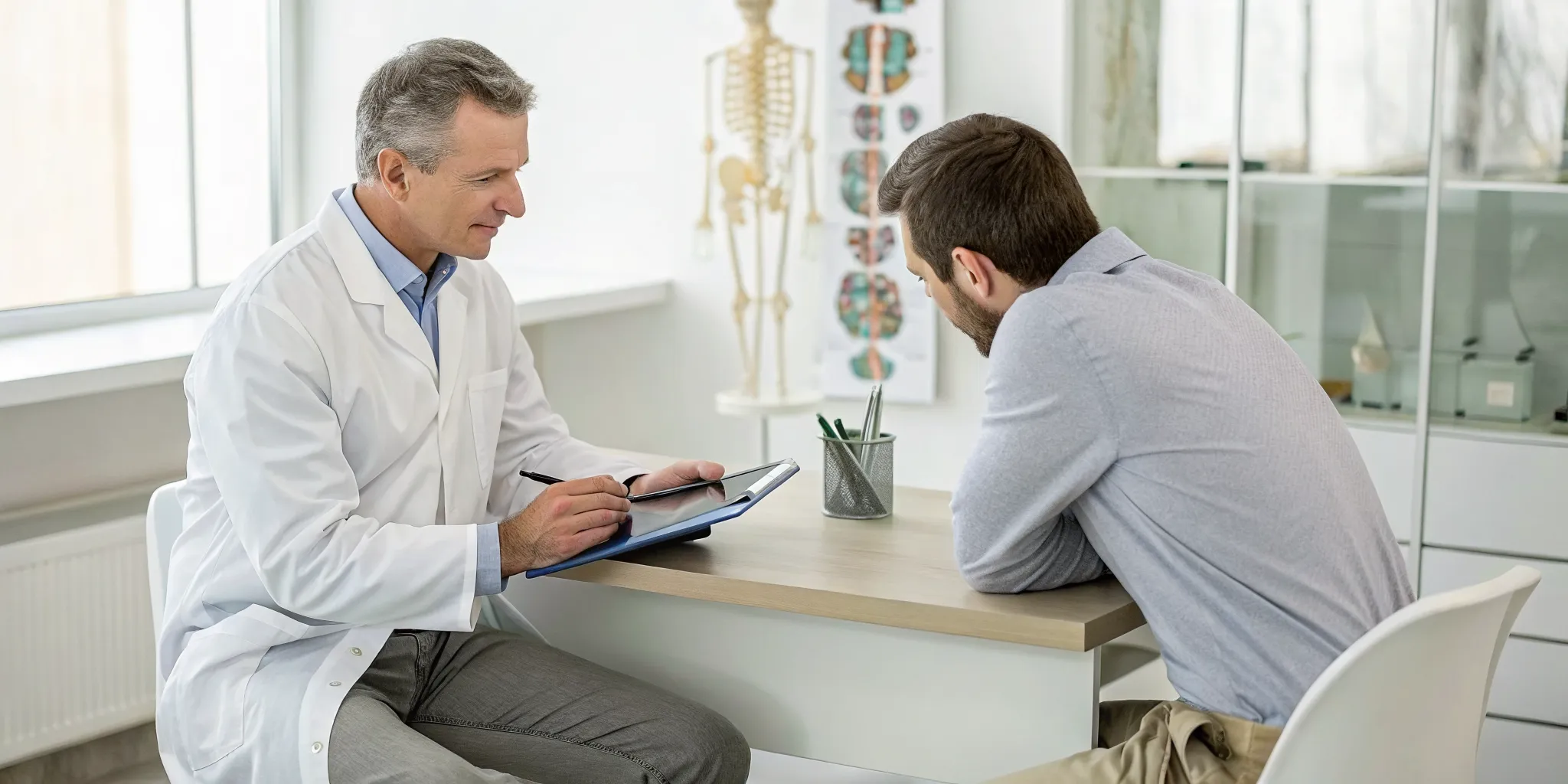 Chiropractic consultation for Meniere's disease treatment.