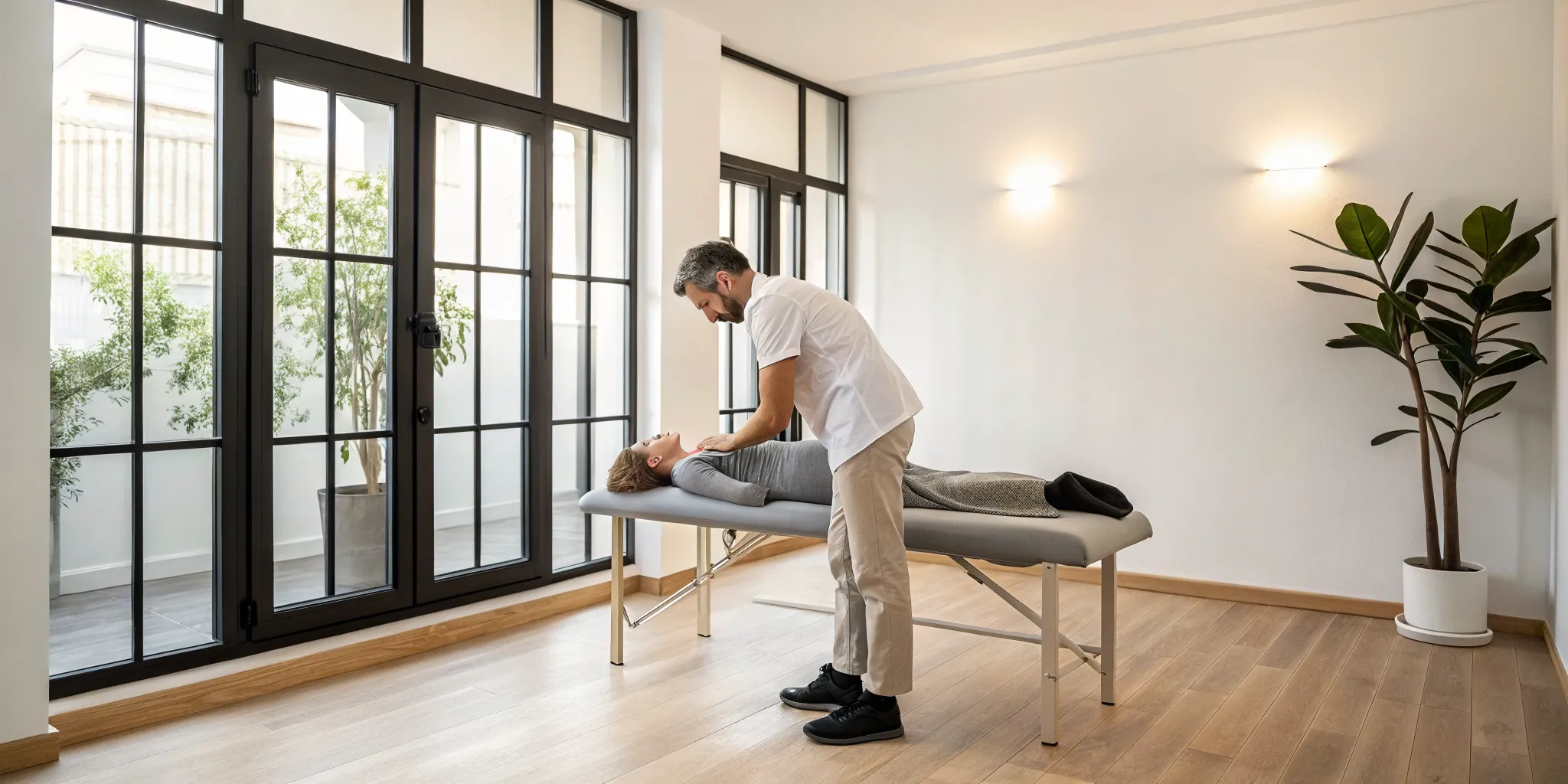 Gentle, no-cracking adjustment by an Ann Arbor chiropractor.