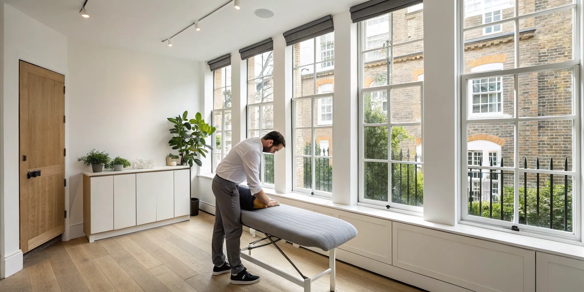 Chelsea chiropractor performs a gentle adjustment to find the root cause of back pain.