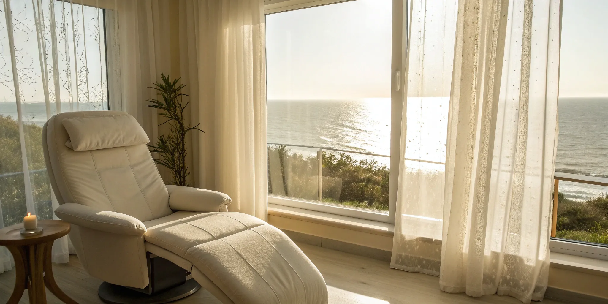 A peaceful chiropractic office where a chiropractor helps patients find a cure for TMJ.