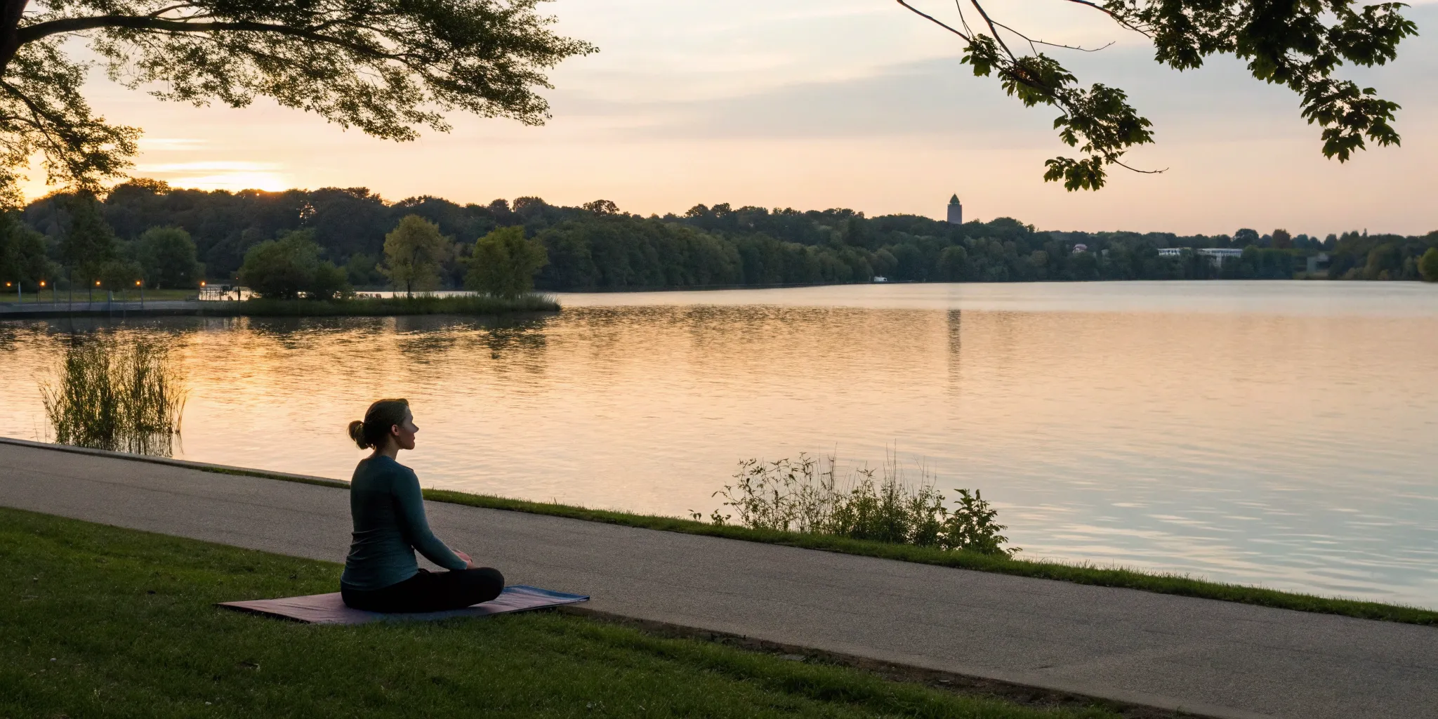 Woman in a peaceful state, finding lasting relief with chiropractic for migraines.