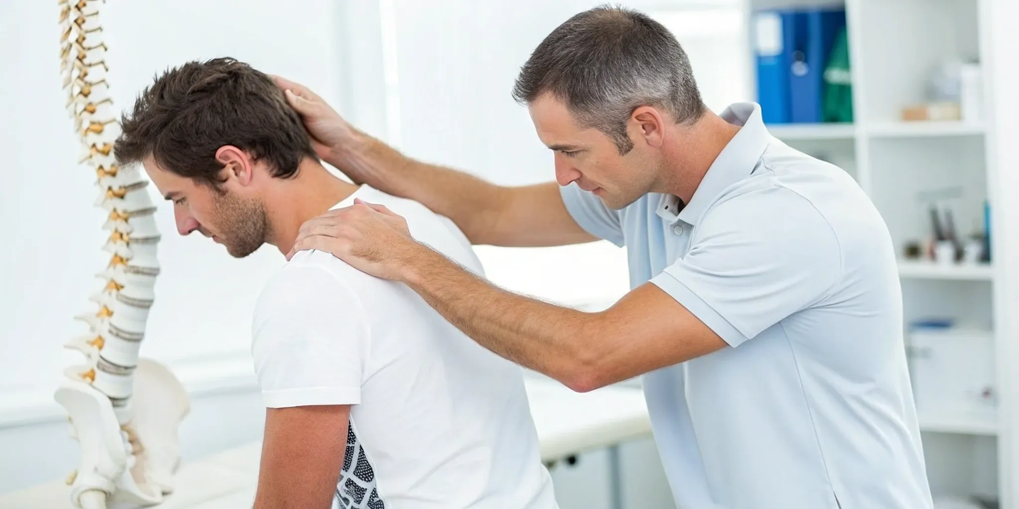 Chiropractic care helps an athlete improve spinal alignment and sports performance.