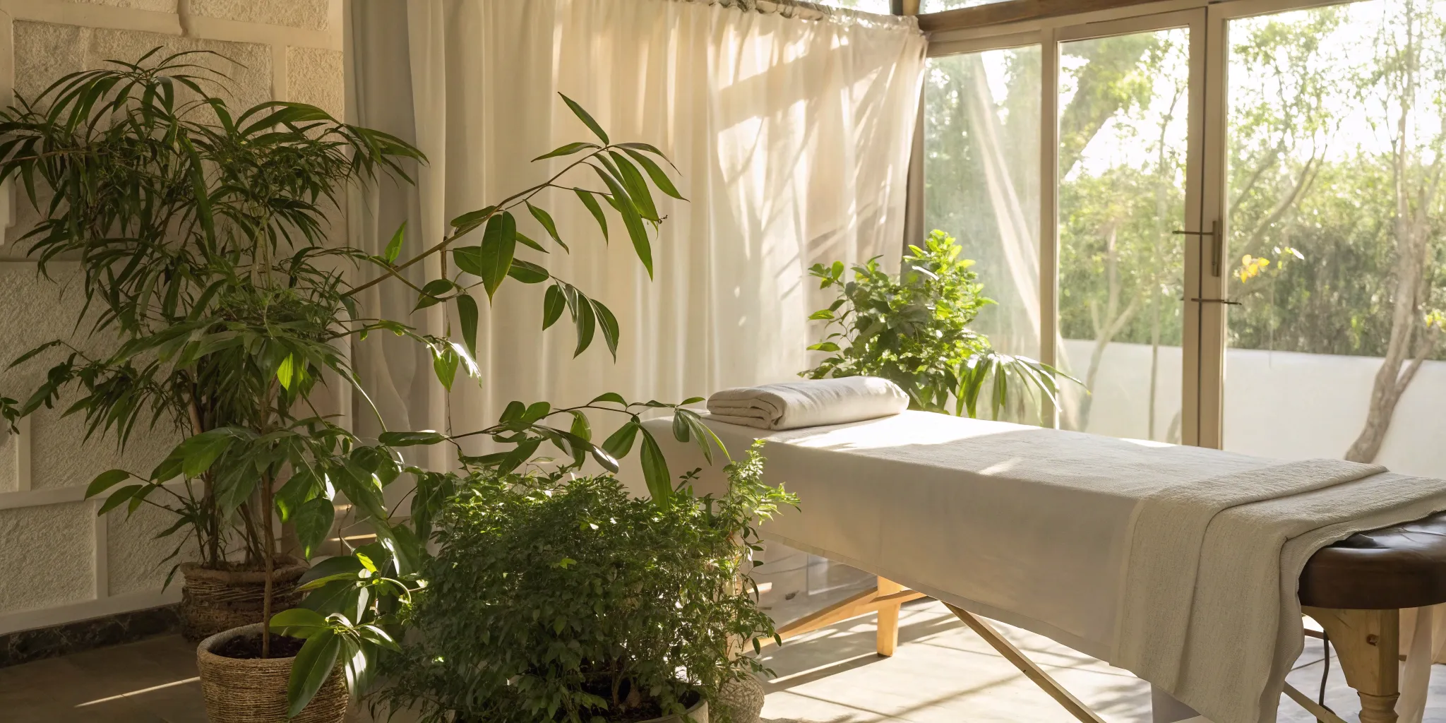 Chiropractic adjustment table in a clinic providing dysautonomia treatment.