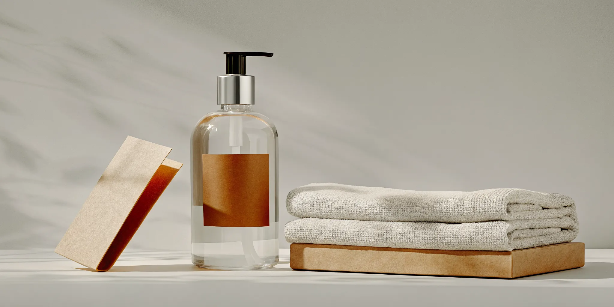 Quiet luxury refillable hand care gift on a refined bathroom vanity