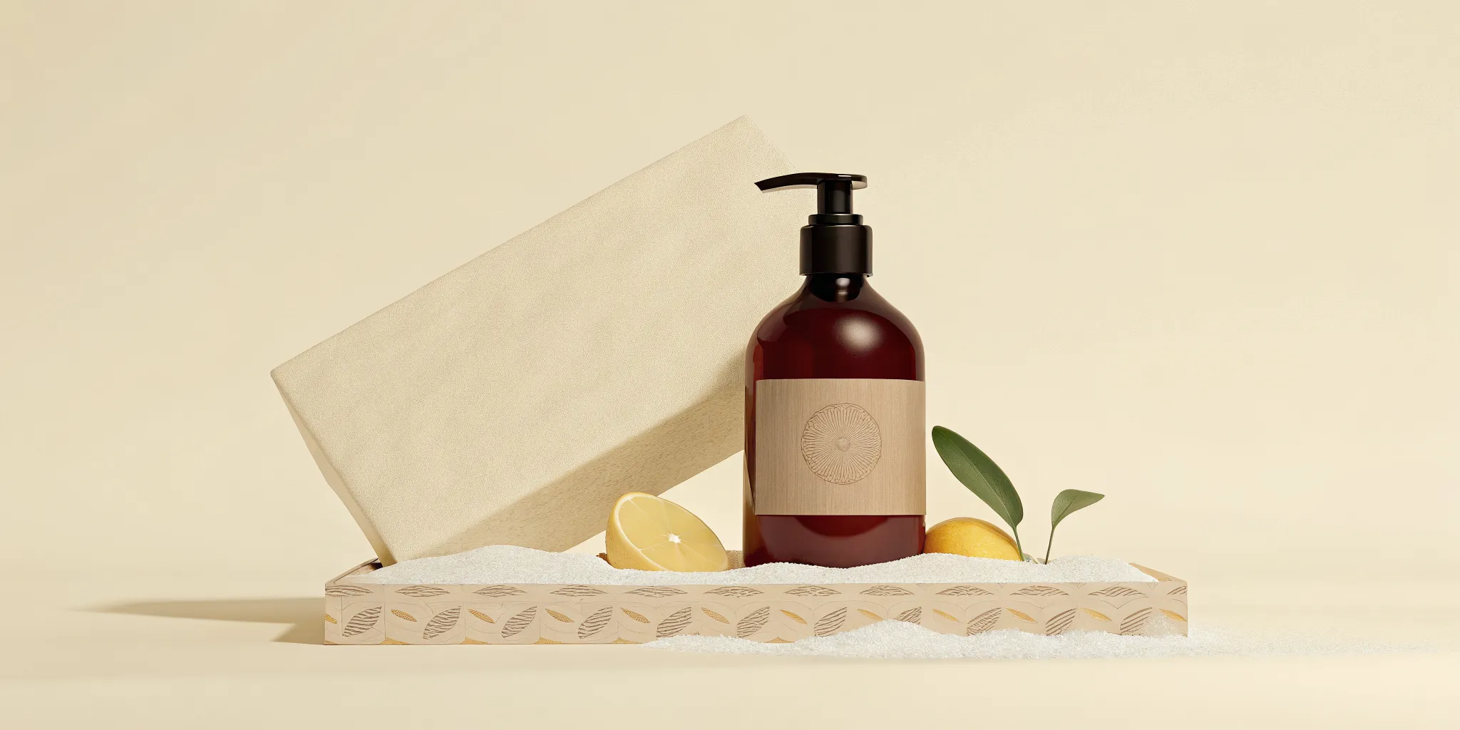 Refill-ready sulfate free body wash in a premium bathroom setting