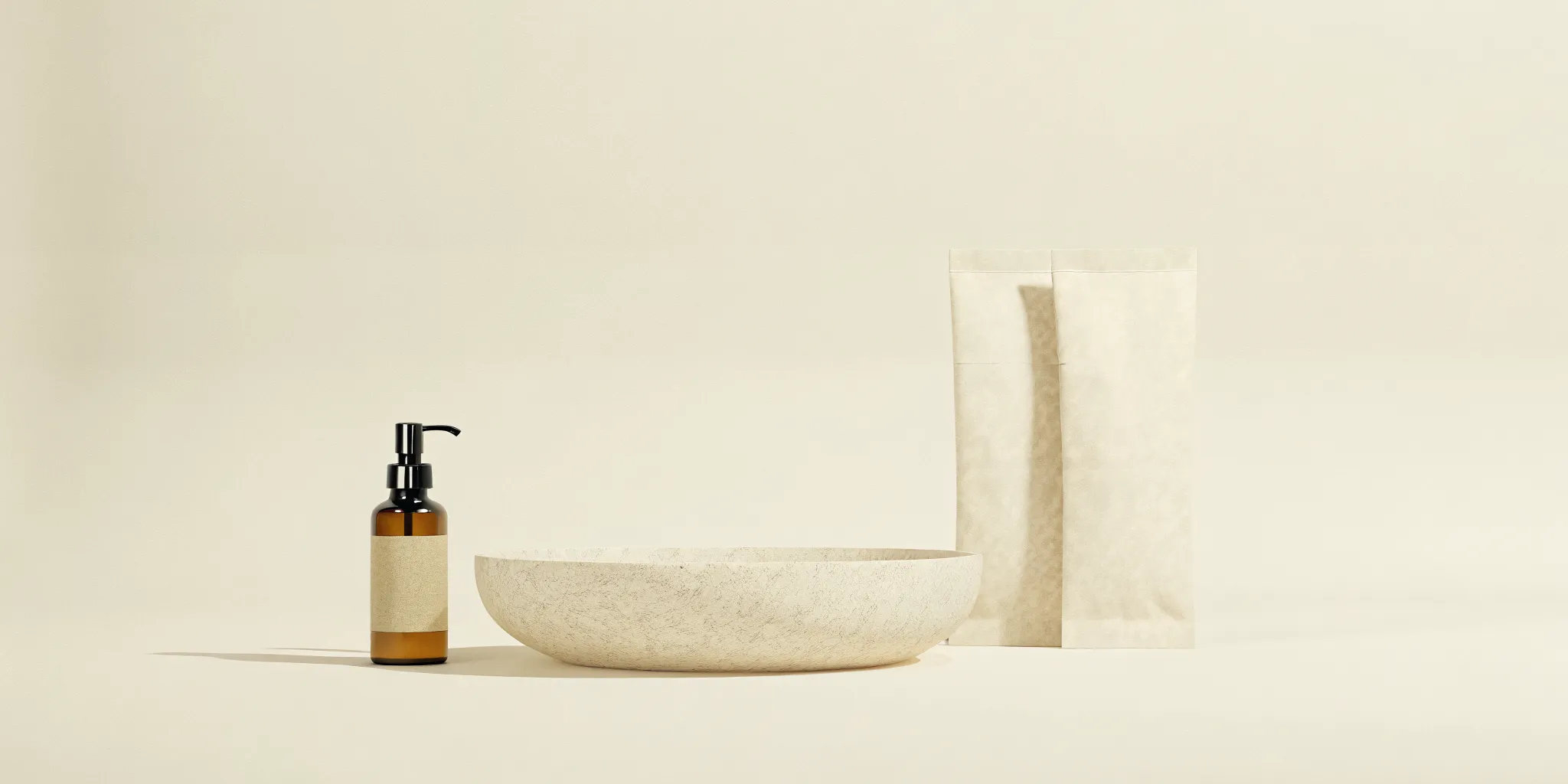 refillable hand soap pouch and reusable dispenser after the format comparison