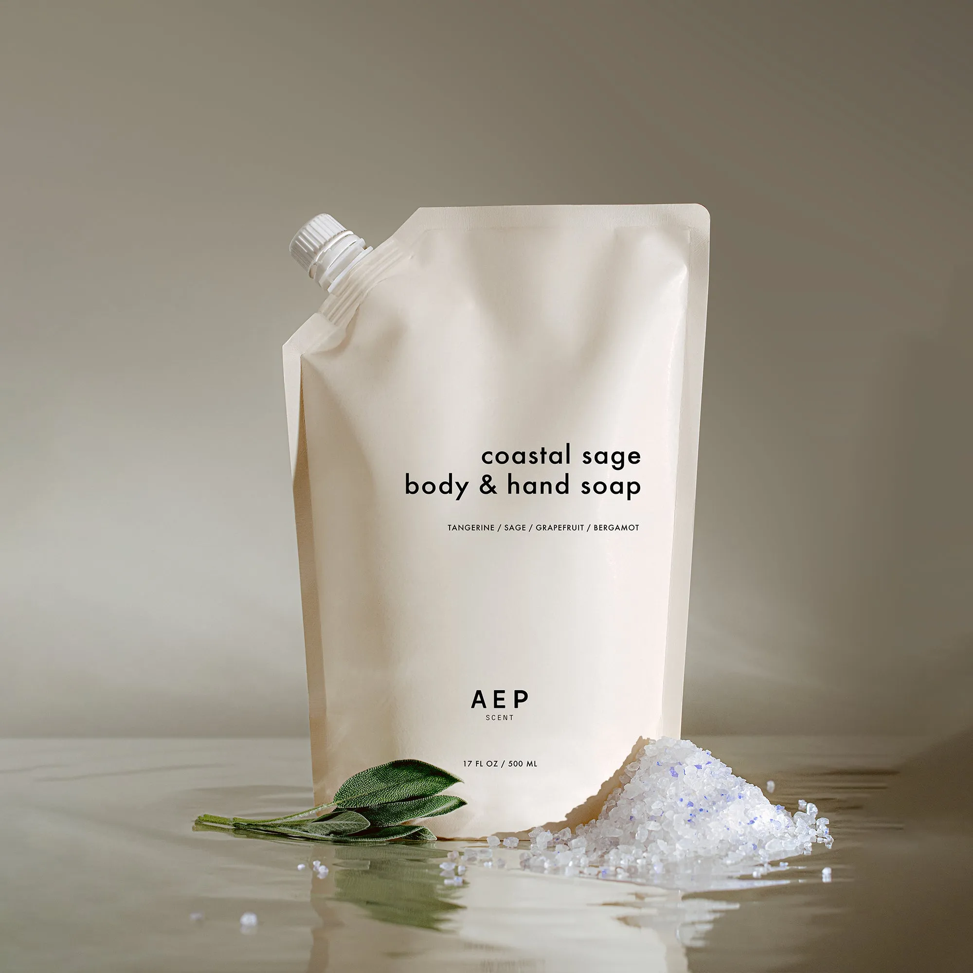 Coastal Sage refill pouch for jo malone hand soap refill alternative