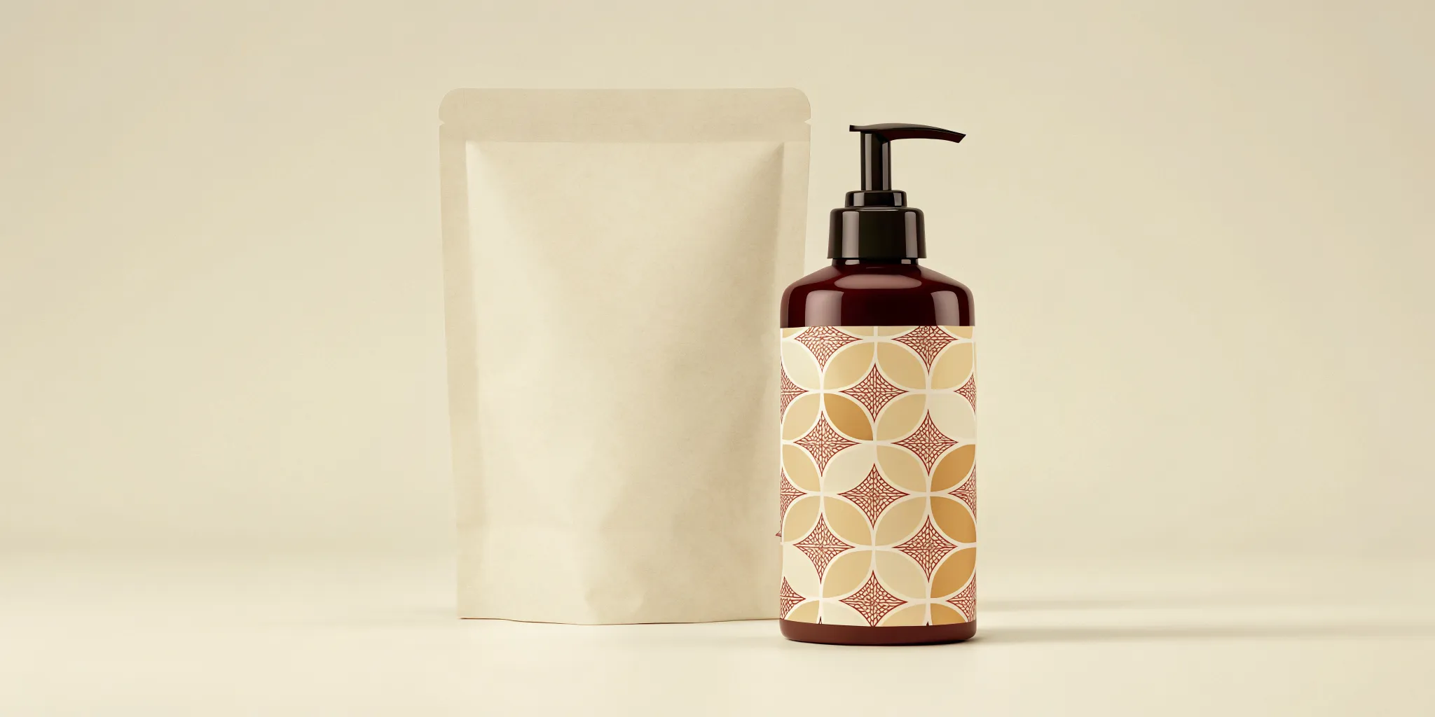 Paraben free hand soap dispenser with an eco-friendly refill pouch