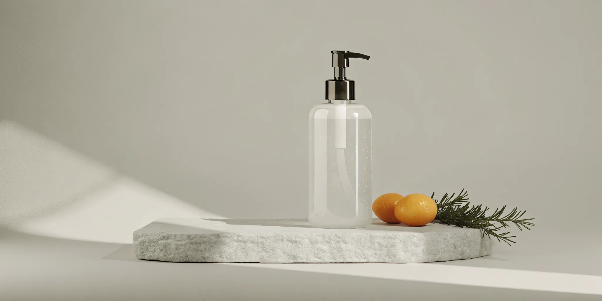 Mandarin hand soap with fresh citrus, rosemary, and cedar