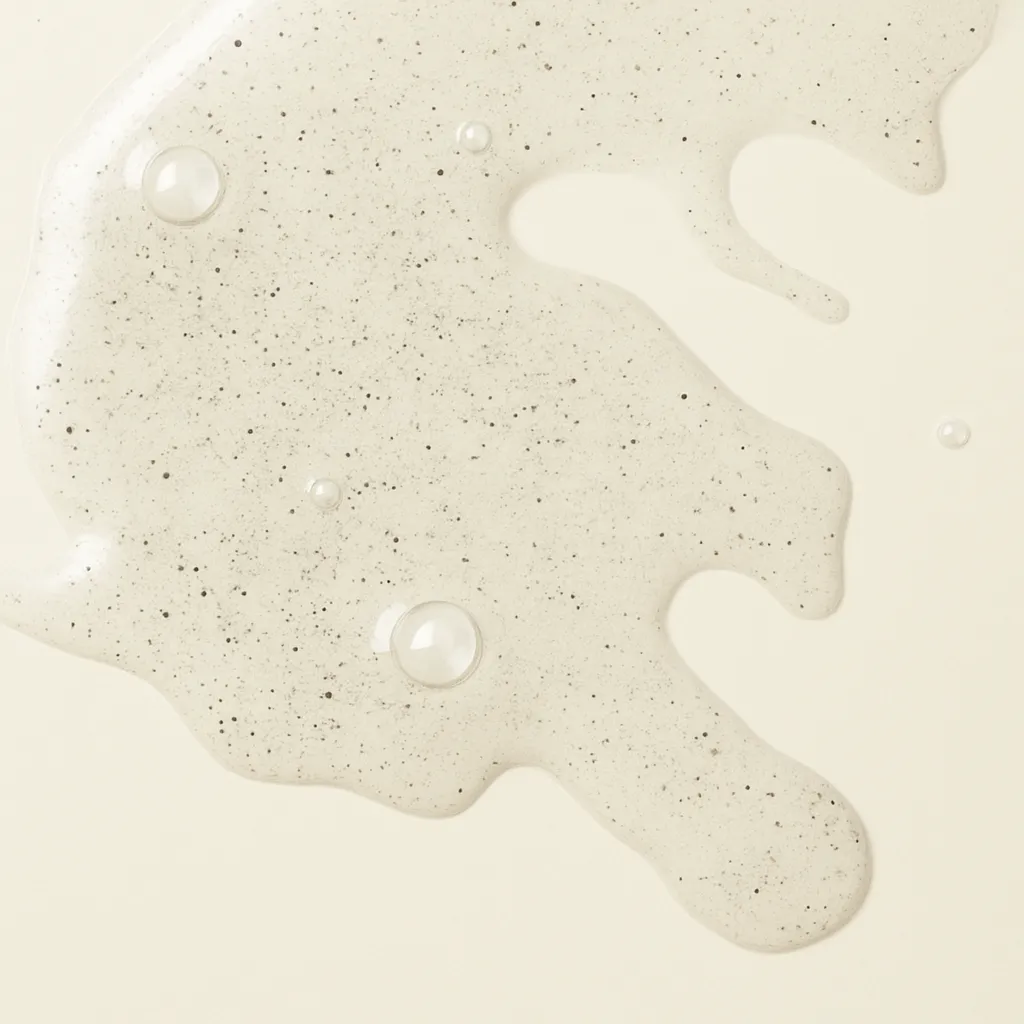 AEP Scent Terra exfoliating hand soap texture with finely milled pumice