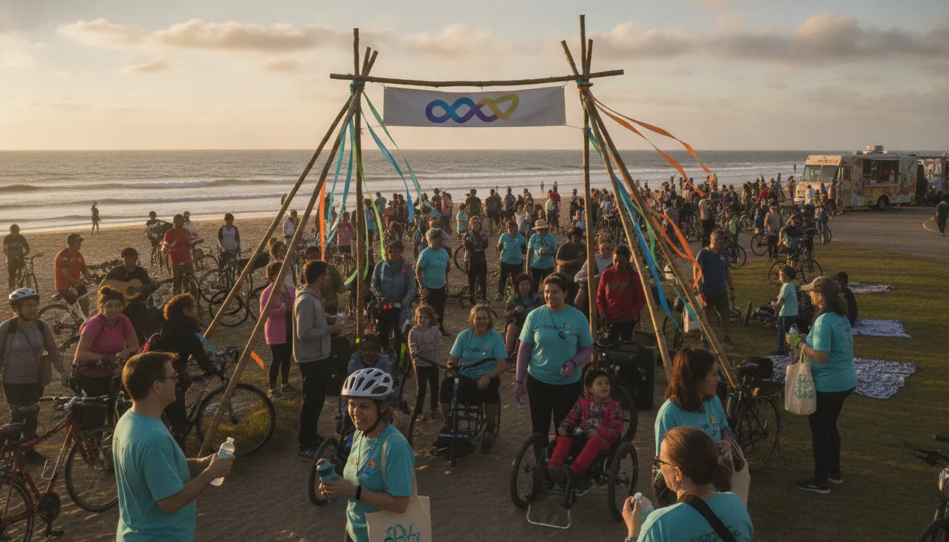 Nonprofit partners planning local impact through a Bike to the Beach fundraising event