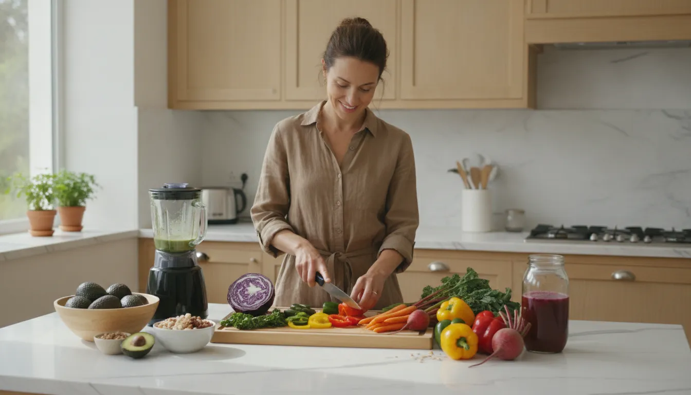 Whole-food meal preparation supporting gut health and fertility during preconception