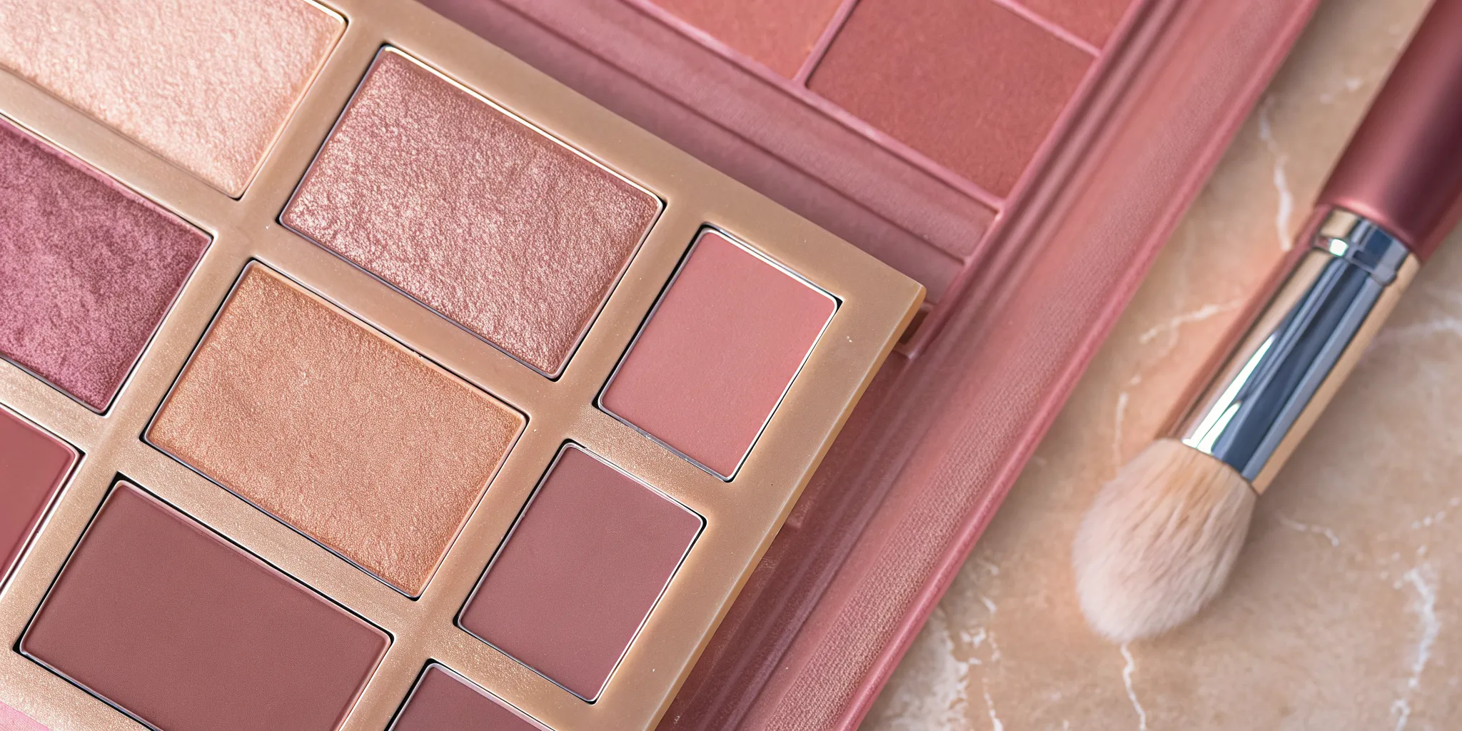Coordinated nude makeup shades for a natural makeup routine