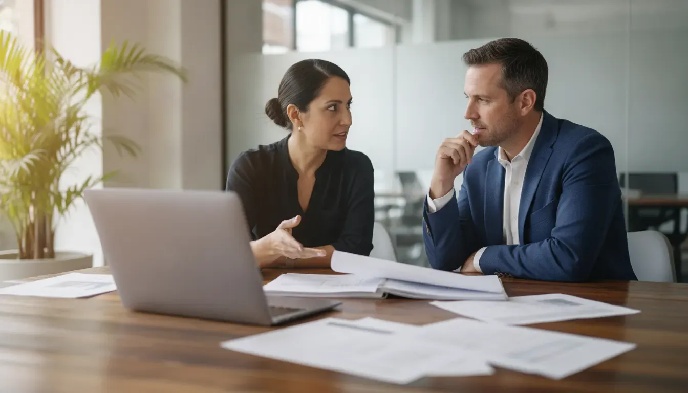 Tampa business owner discussing growth plans with a CPA advisor