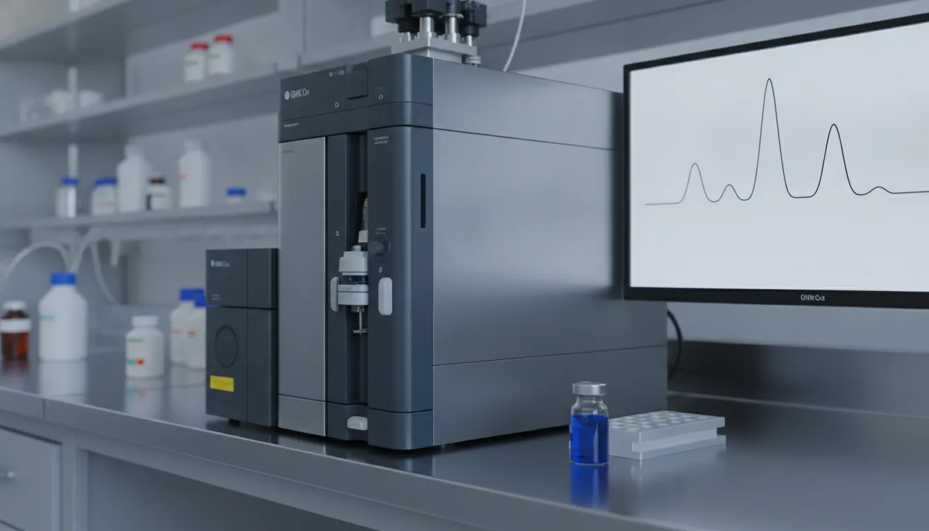 GHK-Cu peptide quality review with HPLC equipment