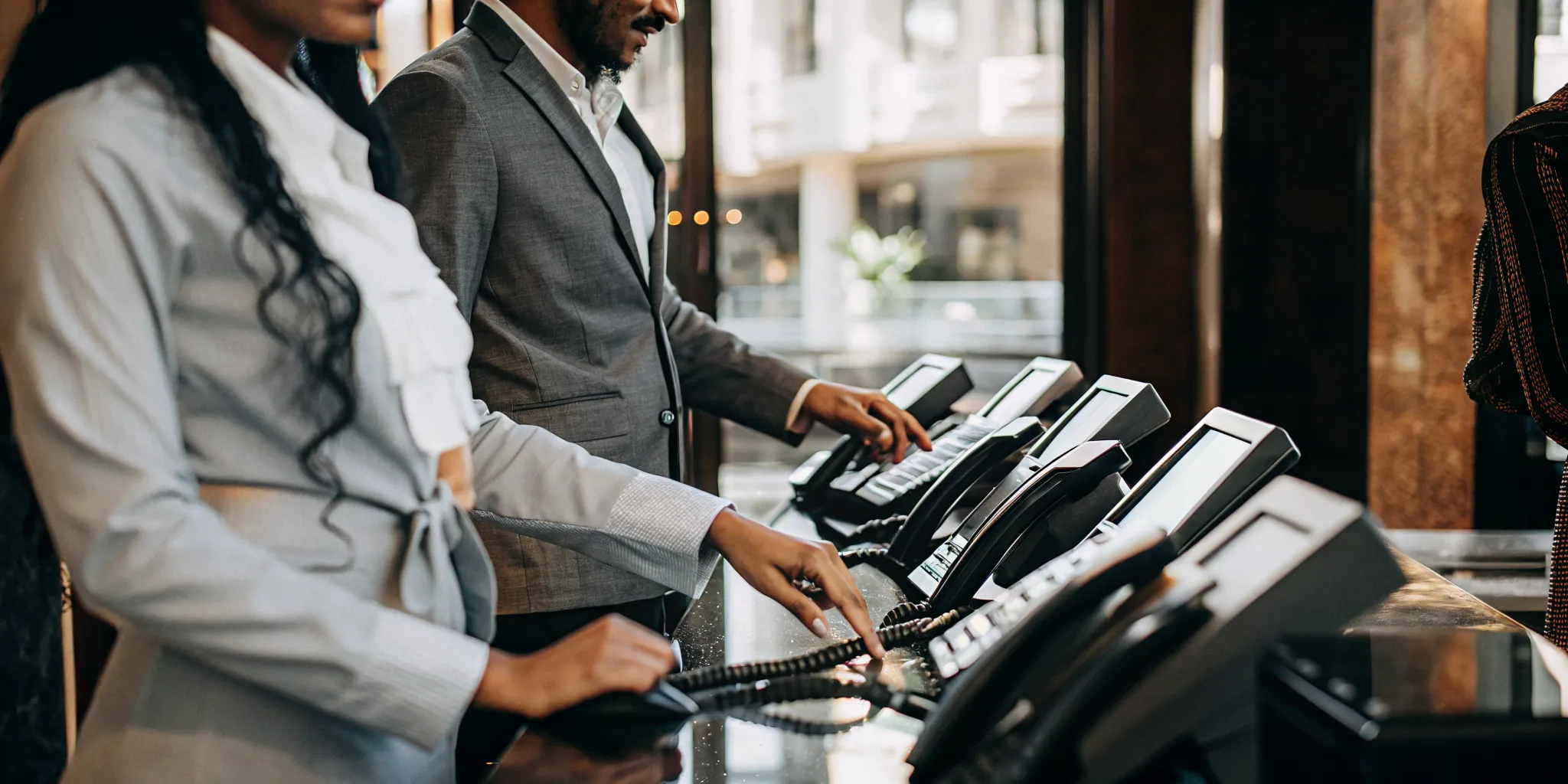 Hotel operations team planning an NEC phone system replacement