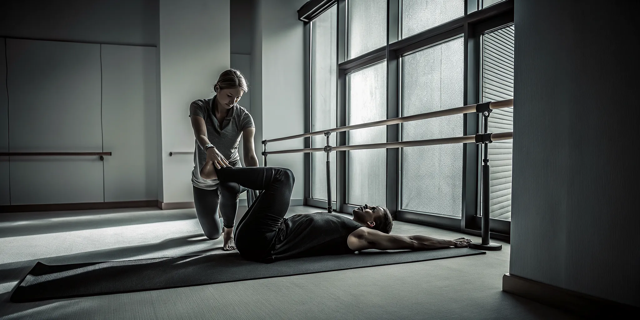 Athlete receiving light pre-workout bodywork before training in Austin
