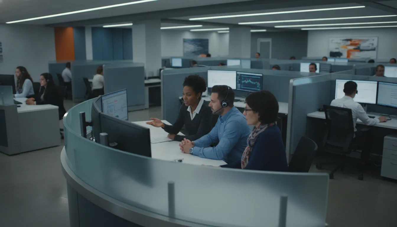 Quality assurance review for a loan servicing call center outsourcing team