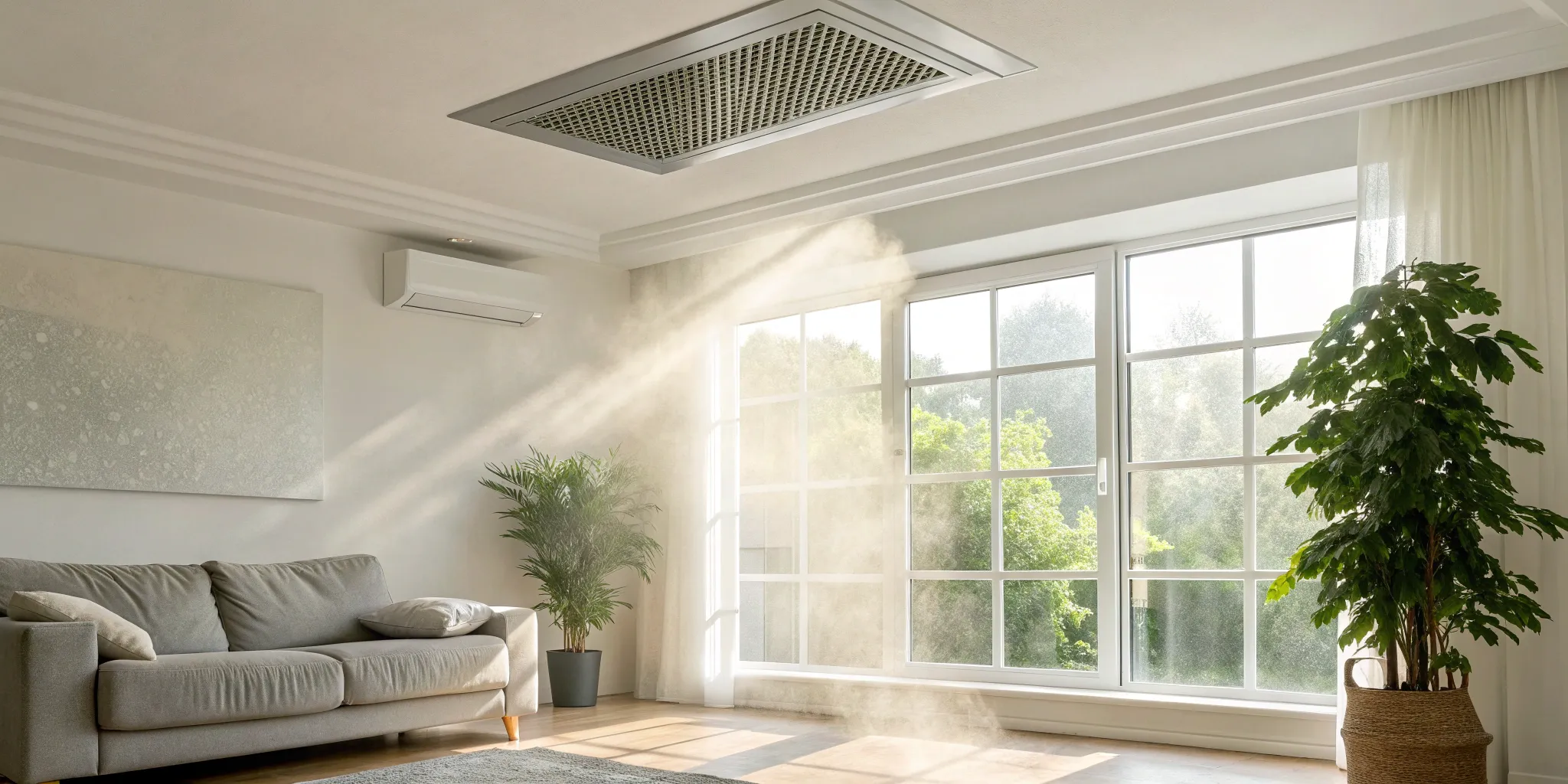 A clean air vent in a home, showing the improved air quality after you replace old air ducts.