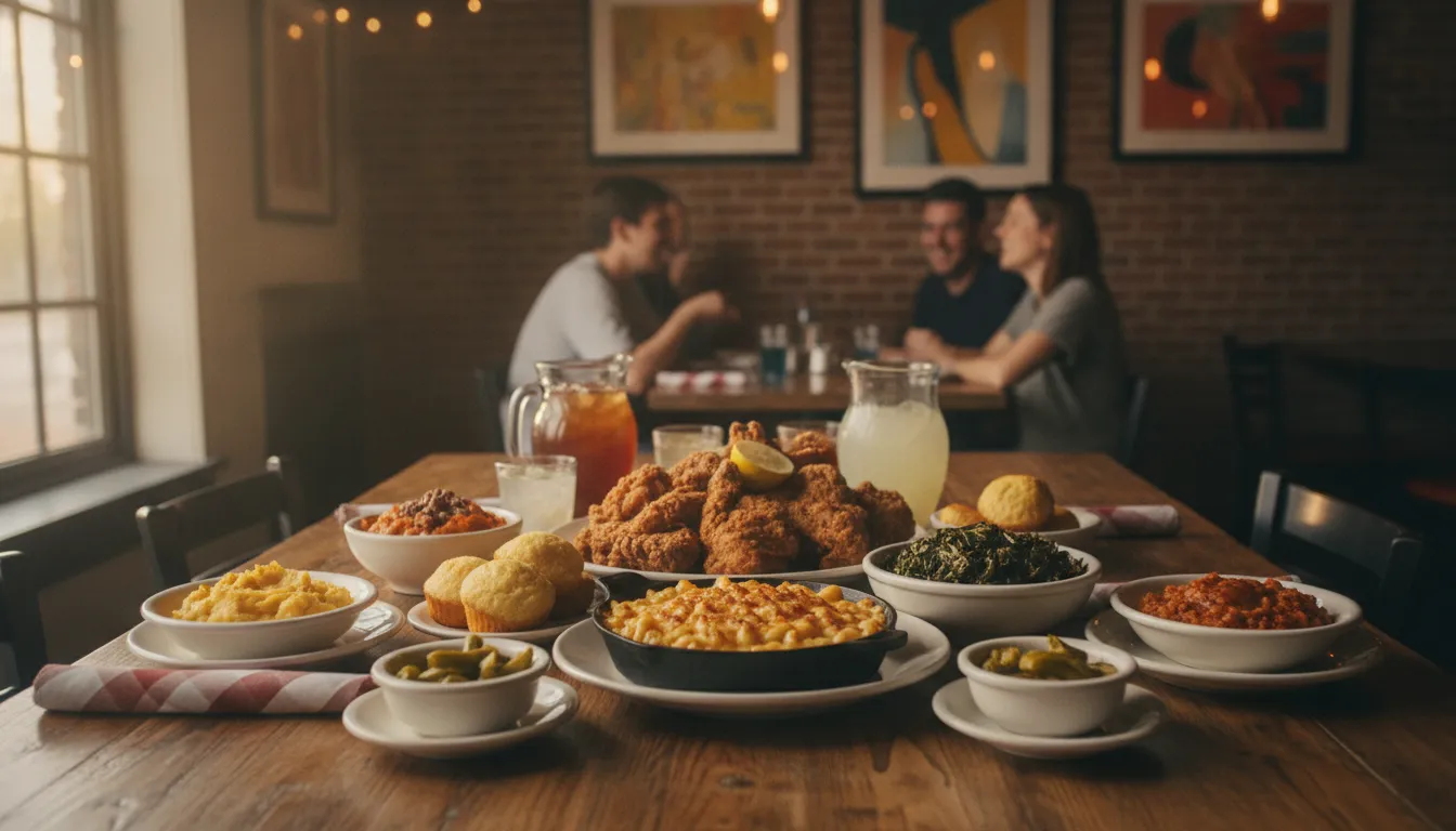 Southern comfort food served in a welcoming Florence, SC dining setting
