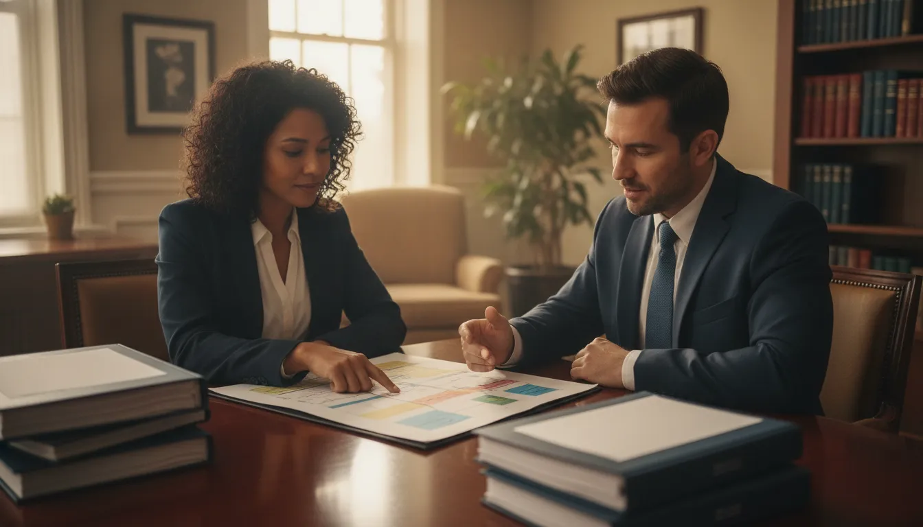 South Carolina patient reviewing a delayed diagnosis timeline with a lawyer