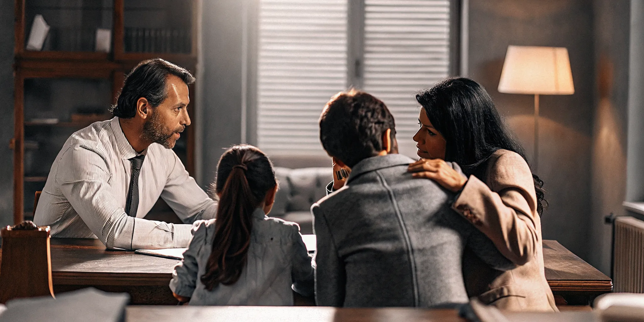 South Carolina family discussing a wrongful death claim with a supportive attorney