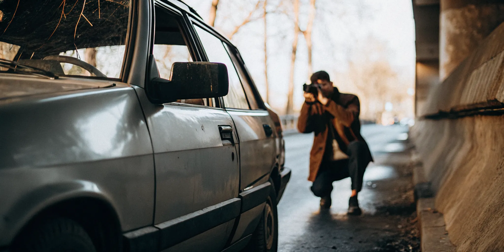 Investigator preserving evidence for a South Carolina car accident claim