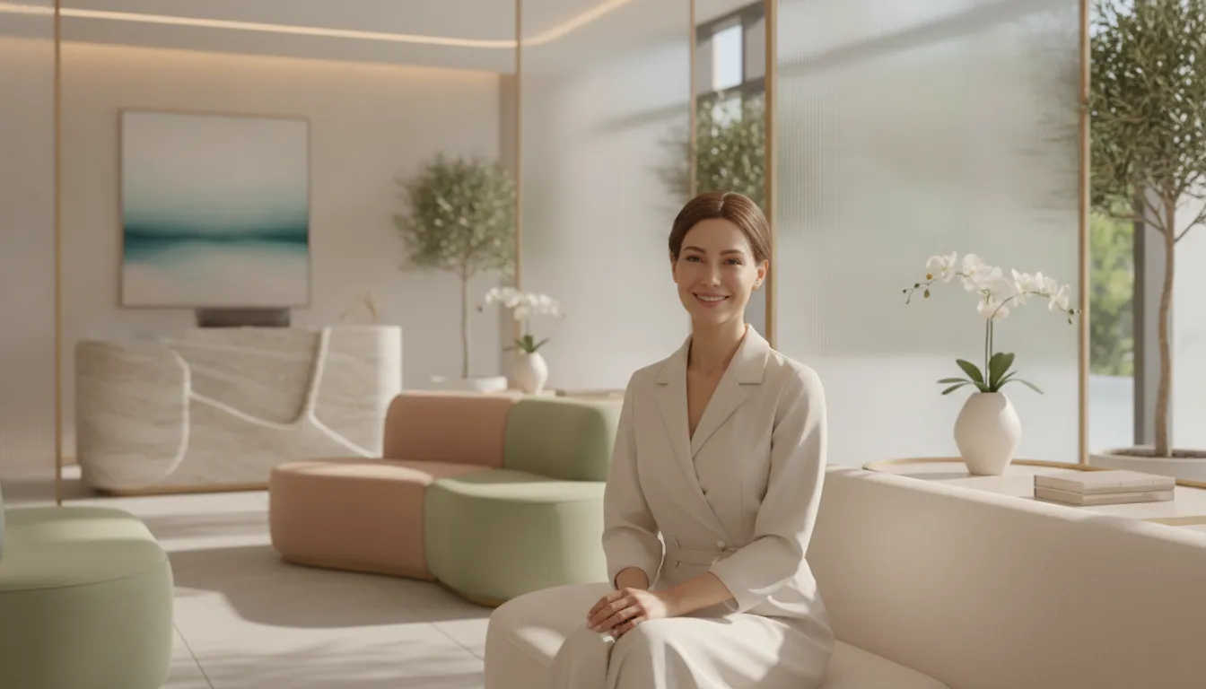 Relaxed client with smooth skin at a Soul Glow Medspa consultation