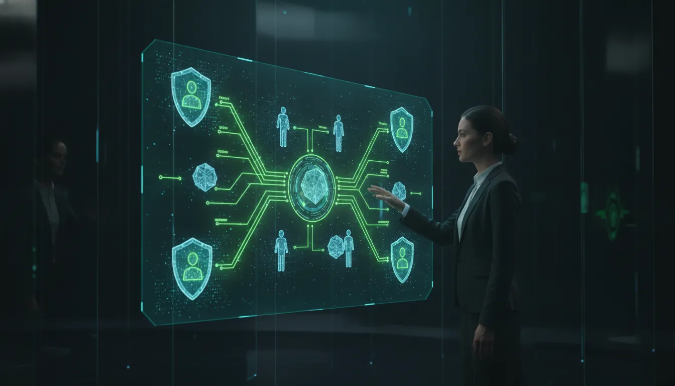 Executives reviewing a cybersecurity investment roadmap