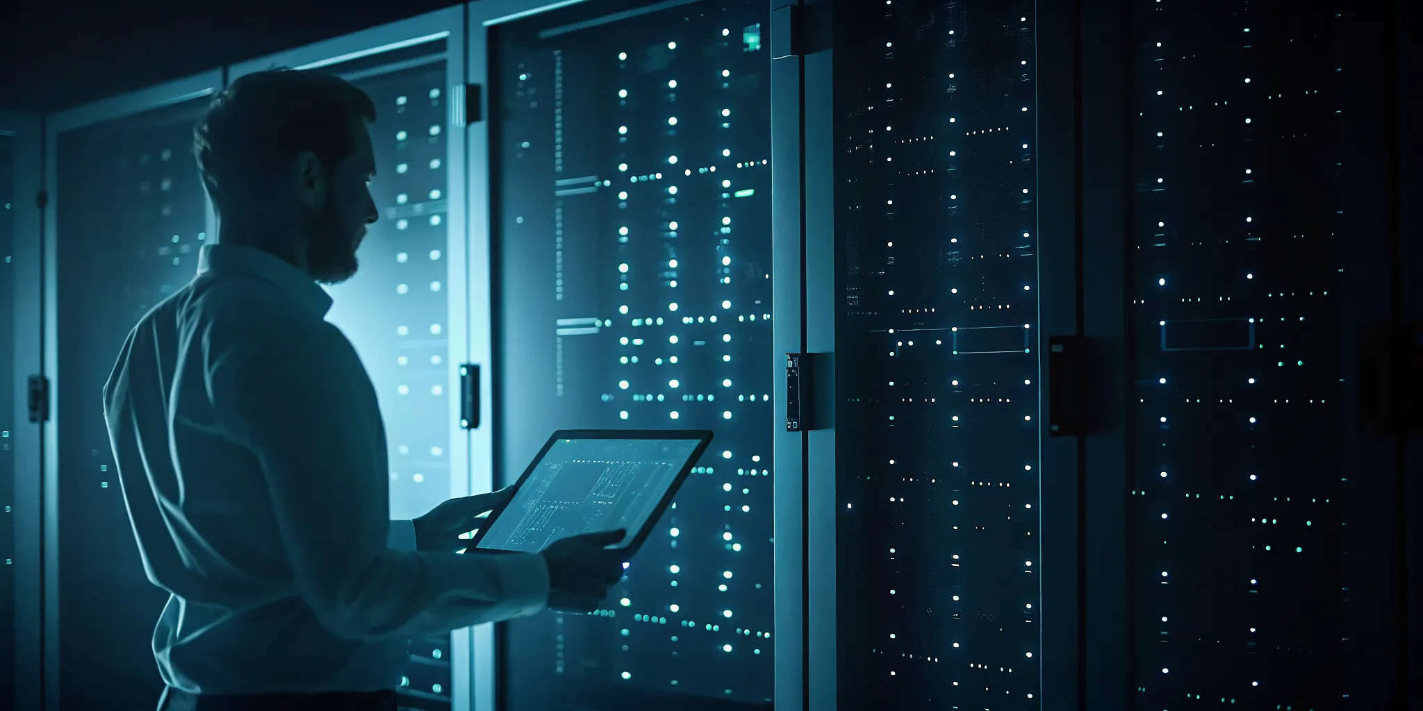 Cybersecurity professional reviewing AI governance and risk assessment framework documentation