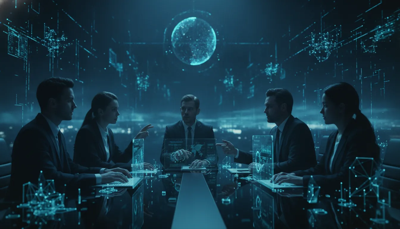 Enterprise security leaders reviewing delivery model
