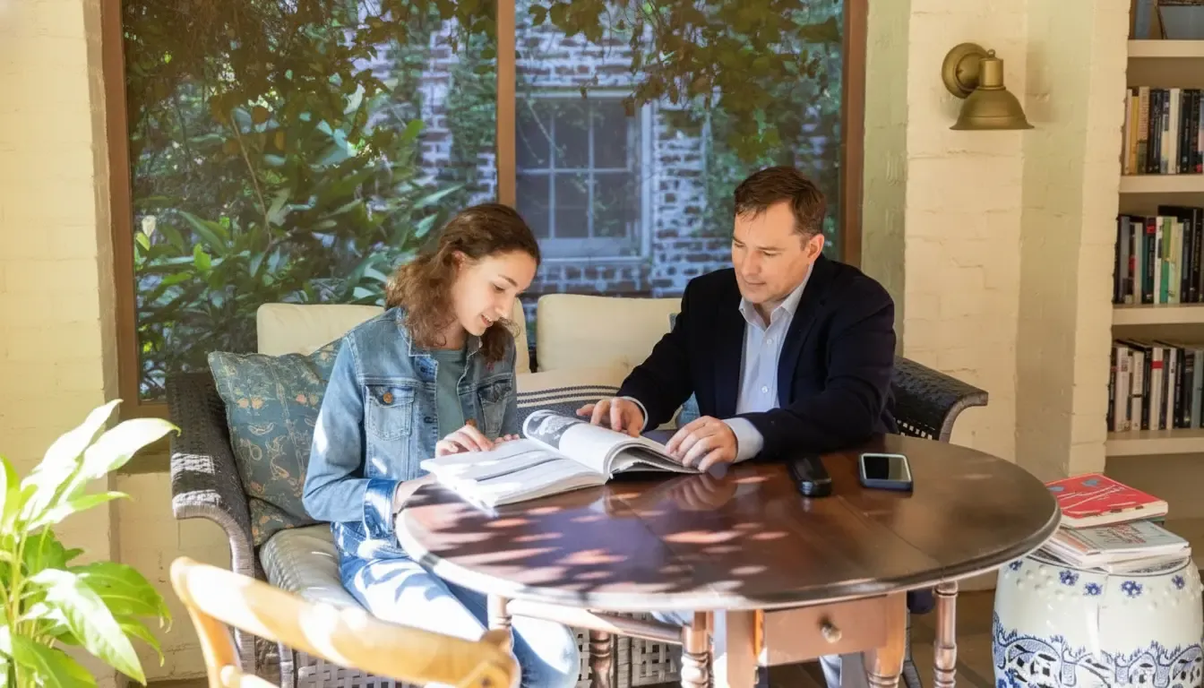 Tutor and student turning ACT score results into a focused study plan