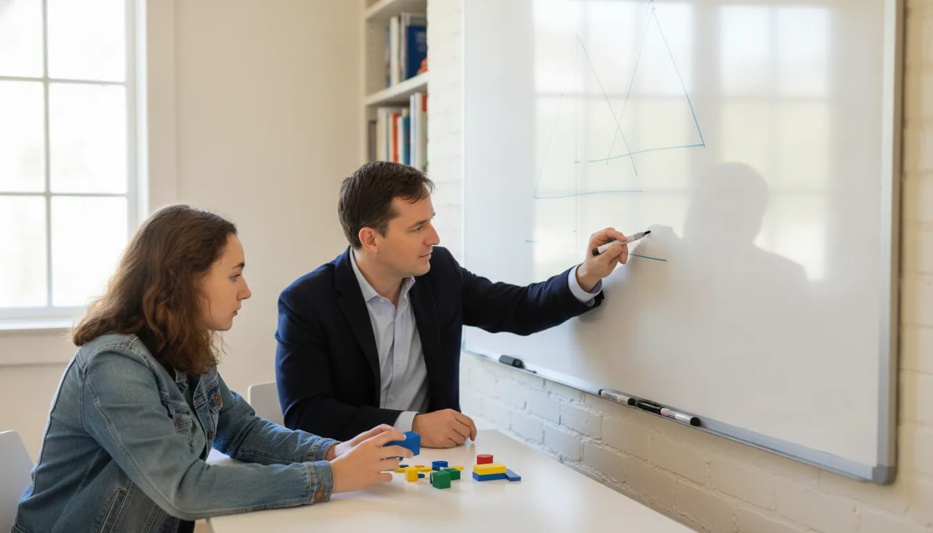 Tutor and student modelling ACT Math relationships during practice