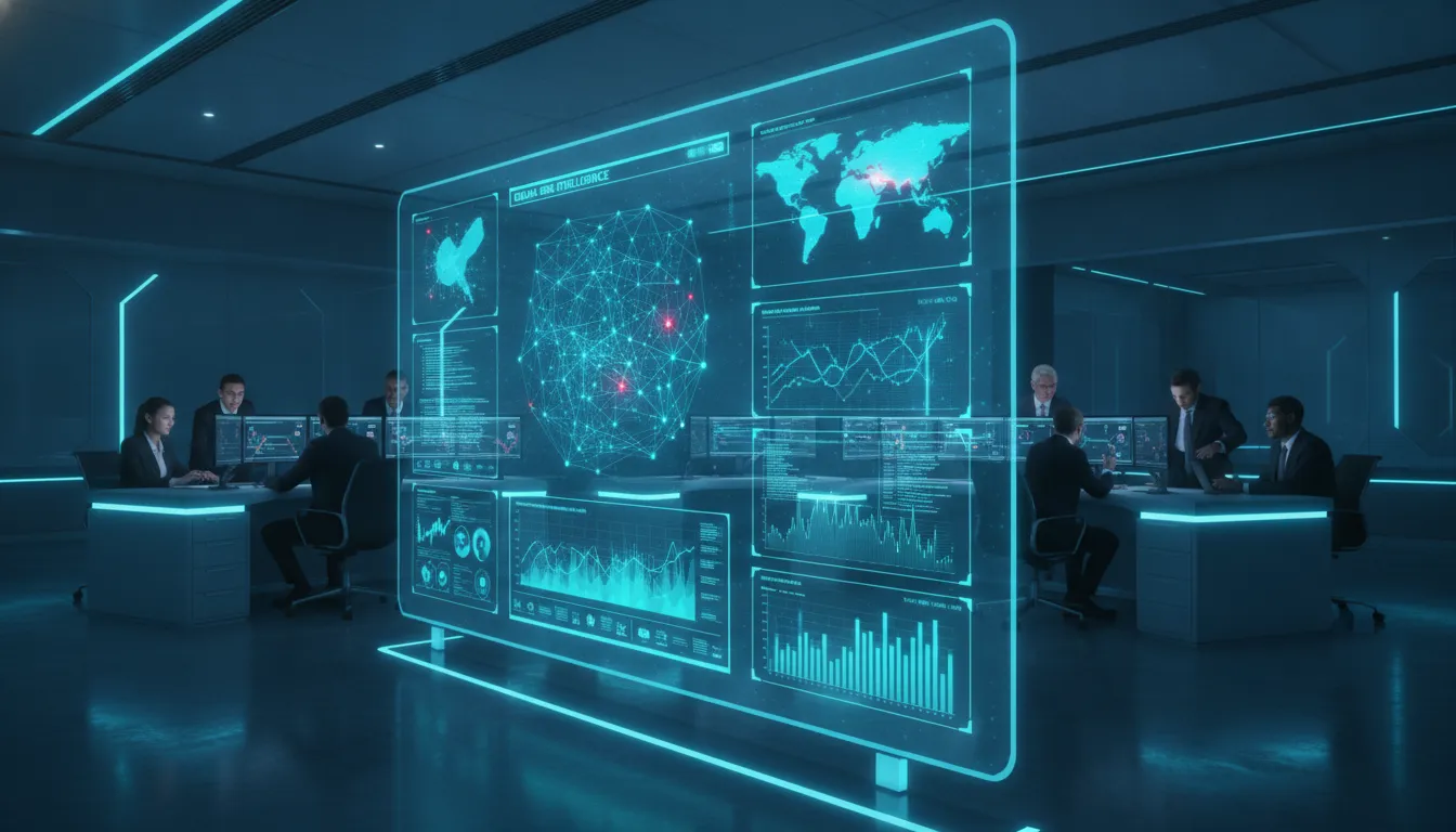 Enterprise security dashboard showing phased human risk visibility rollout across departments with risk metrics and trend data