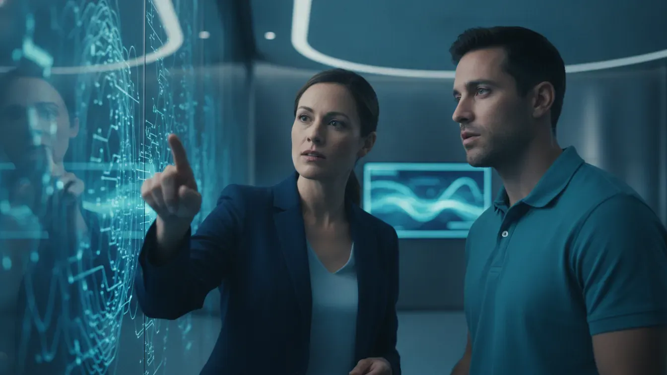 Security team connecting employee risk reporting dashboard signals to intervention decisions